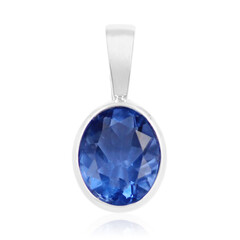 Ciondolo in argento con Fluorite Cangiante