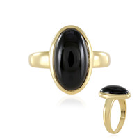 Anello in argento con Onice Nero