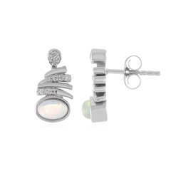 Orecchini in argento con Opale di Welo