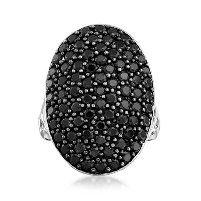 Anello in argento con Spinello Nero