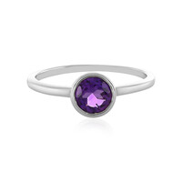 Anello in argento con Ametista Siberiana