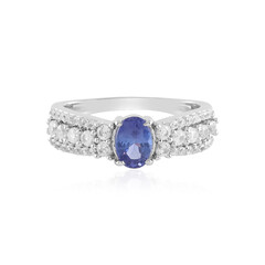 Anello in argento con Tanzanite