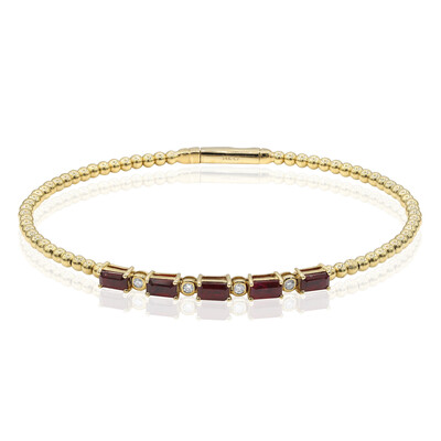 Bracciale in oro con Rubino Mozambico AAA (CIRARI)