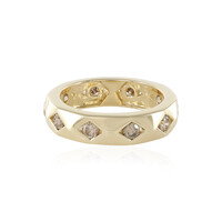 Anello in oro con Diamante Champagne I2 (de Melo)