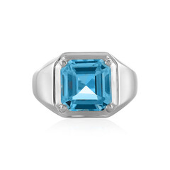 Anello in argento con Topazio Blu Cielo