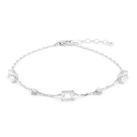 Bracciale in argento con Topazio Bianco