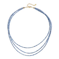 Collana in argento con Cianite del Nepal