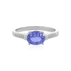 Anello in argento con Tanzanite
