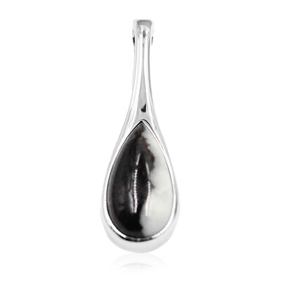 Ciondolo in argento con Dolomite White Buffalo