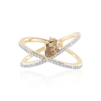 Anello in oro con Diamante Champagne I1 (SUHANA)