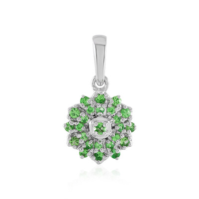 Ciondolo in argento con Tsavorite