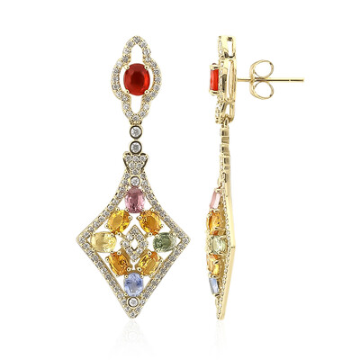 Orecchini in oro con Rubino (Adela Gold)