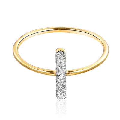 Anello in oro con Diamante I3 (I)