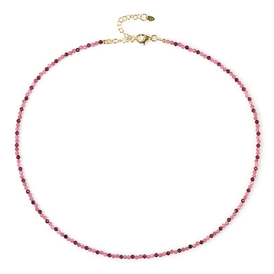 Collana in argento con Tormalina Rosa