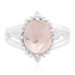 Anello in argento con Morganite