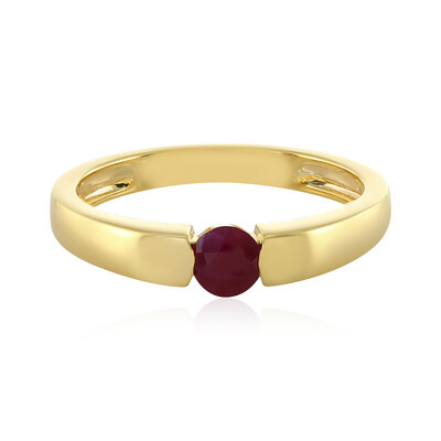 Anello in argento con Rubino Longido