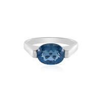 Anello in argento con Fluorite Cangiante