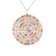 Collana in argento con Pietra di Luna Bianca (KM by Juwelo)
