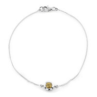 Bracciale in argento con Zircone Giallo
