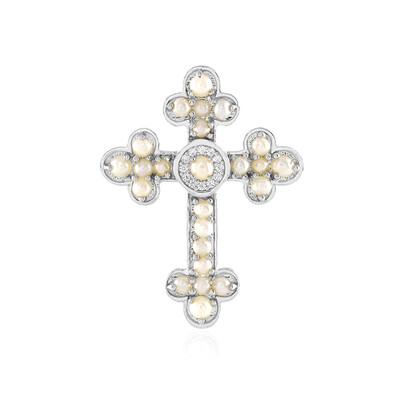 Ciondolo in argento con Perla d'Acqua Dolce Bianca