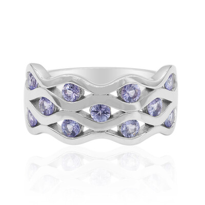 Anello in argento con Tanzanite