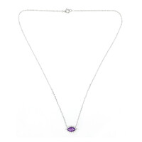 Collana in argento con Ametista Zambiana (de Melo)