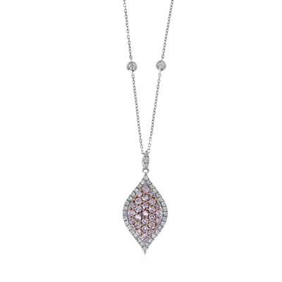 Collana in oro con Diamante Rosa I1 (CIRARI)