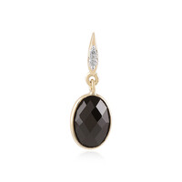 Ciondolo in oro con Spinello Nero