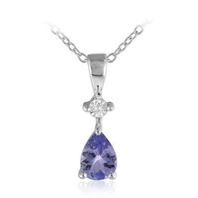 Collana in argento con Tanzanite