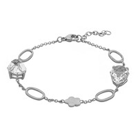 Bracciale in argento con Quarzo Bianco (TPC)