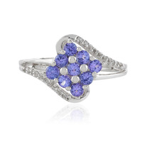 Anello in argento con Tanzanite