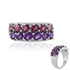 Anello in argento con Ametista Zambiana