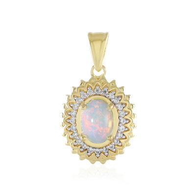 Ciondolo in argento con Opale di Welo