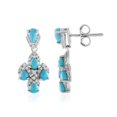 Orecchini in argento con Turchese Sleeping Beauty