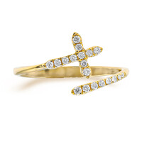 Anello in oro con Diamante I1 (H) (CIRARI)