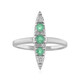 Anello in argento con Smeraldo Etiope