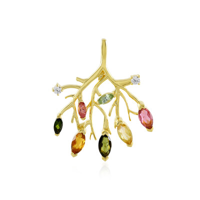 Ciondolo in argento con Tormalina (MONOSONO COLLECTION)