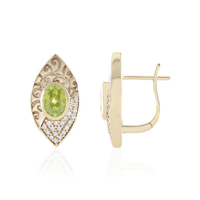 Orecchini in oro con Sfene