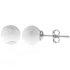 Orecchini in argento con Magnesite