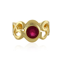 Anello in argento con Rubino del Madagascar