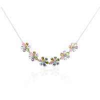 Collana in argento con Peridoto della Birmania
