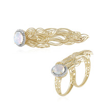 Anello in oro con Opale di Welo (Ornaments by de Melo)