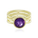 Anello in argento con Ametista Zambiana