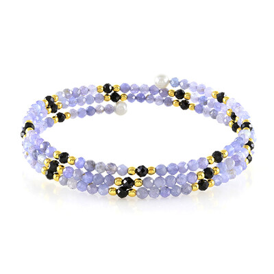Bracciale in acciaio con Spinello Nero (Riya)