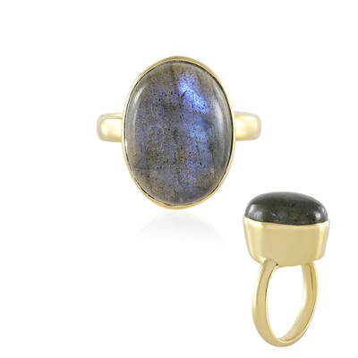 Anello in argento con Labradorite
