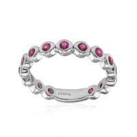 Anello in argento con Rodolite