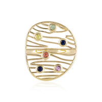 Anello in oro con Zaffiro Arancione (Ornaments by de Melo)