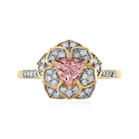 Anello in oro con Morganite AAA (D'vyere)