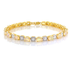 Bracciale in argento con Opale di Welo