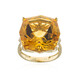 Anello in oro con Citrino (CIRARI)
